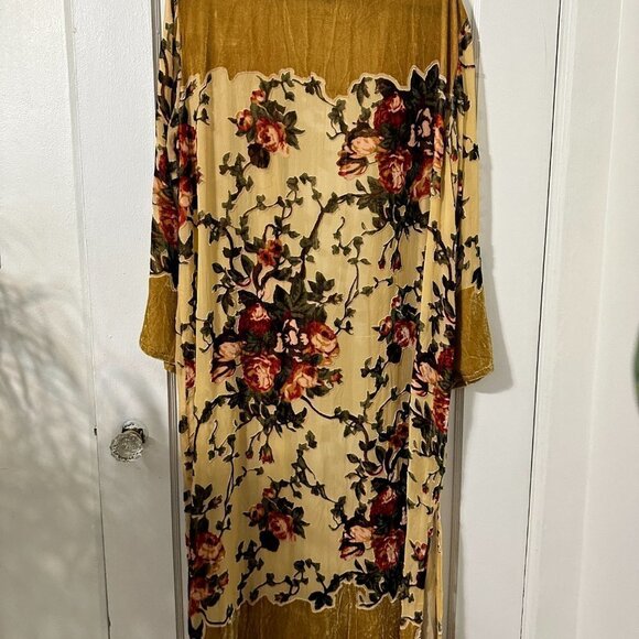 Girl on a Vine Dolly Dagger (Light Mustard) Duster - Picture 5 of 5